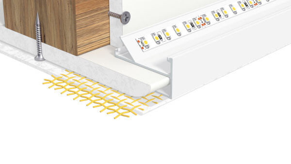 EVN-Lichttechnik deckengerichtetes Voutenprofil