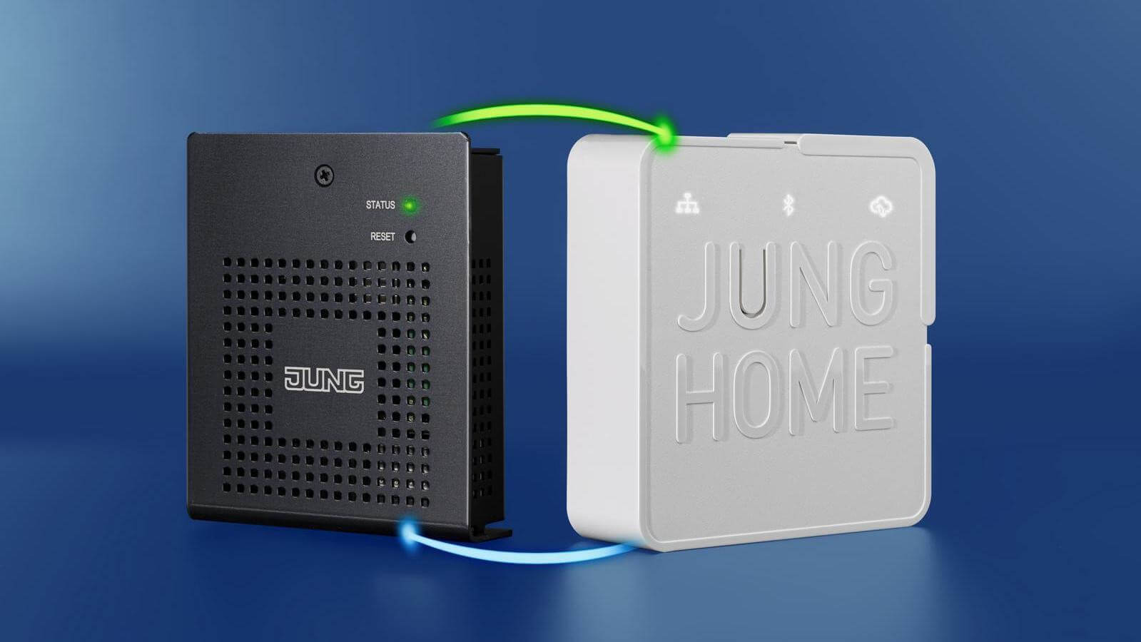 Zusammenschluss von JUNG HOME und dem KNX Smart Visu Server