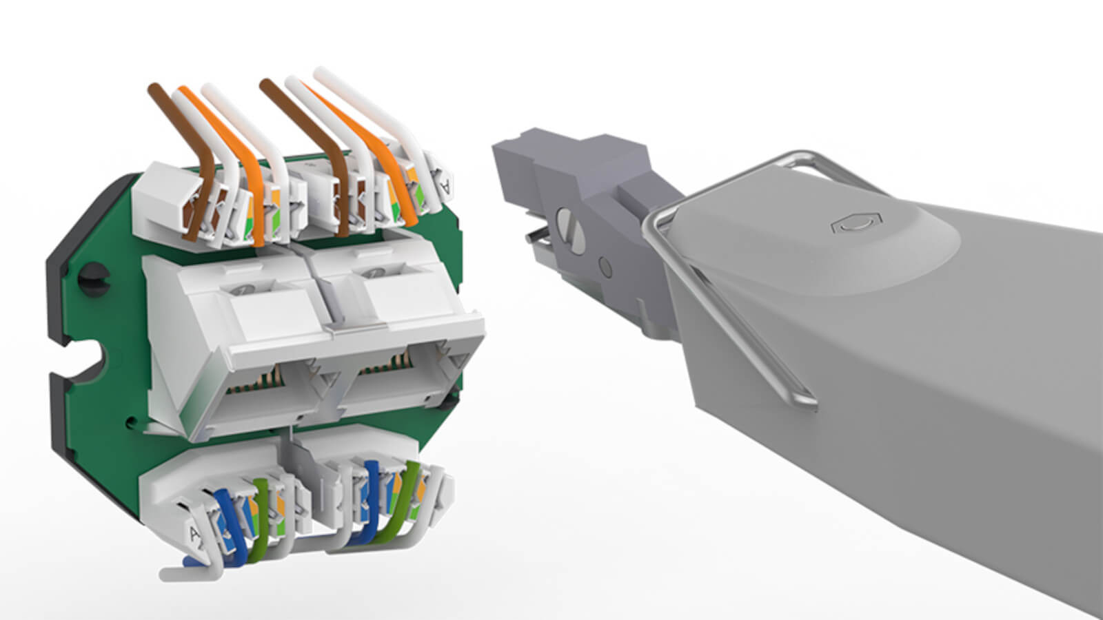 METZ CONNECT RJ45_Anschlussdose: Anschlusstechnik LSA ++