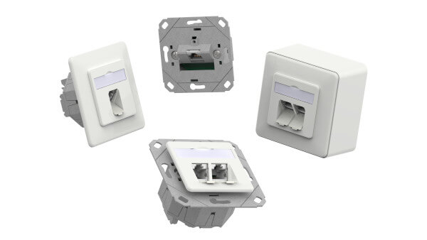METZ CONNECT RJ45_Anschlussdose: Variantenübersicht