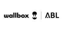 Das Bild zeigt die Logos von wallbox und ABL nebeneinander, getrennt durch eine Linie.
