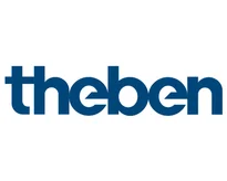 Das Bild zeigt das Logo des Herstellers Theben.
