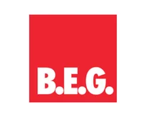 Das Bild zeigt das Logo des Herstellers B.E.G.