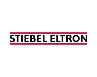 Das Bild zeigt das Logo des Herstellers Stiebel Eltron.