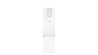 Das Bild zeigt eine Luft-Wärmepumpe von Stiebel Eltron ohne Hintergrund.