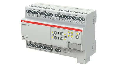 Das Bild zeigt einen ABB i-bus® KNX-Schaltaktor.