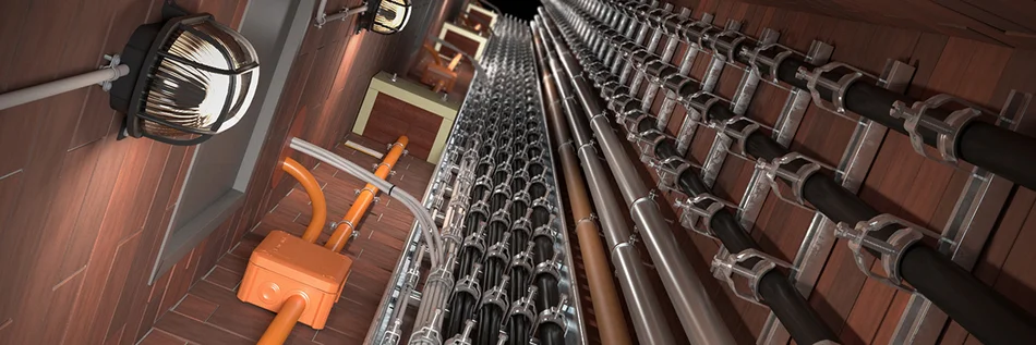 Abschottungssystem Brand von OBO Bettermann in der Detailansicht.