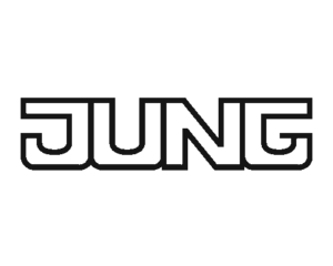 Das Bild zeigt das Logo des Herstellers JUNG.