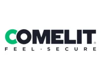 Das Bild zeigt das Logo des Herstellers Comelit.