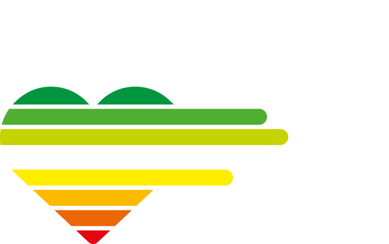 Logo mit dem Slogan „markenlust statt billigfrust“ sowie dem Zusatz „mehr marke – mehr wert“. Ein stilisiertes Herz in Grün-, Gelb-, Orange- und Rottönen ergänzt das Markenmotiv